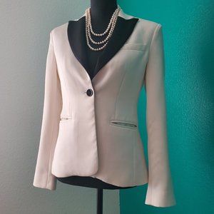 Express Black and White Modern Chic Blazer